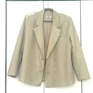 SLA The Label Gold Paloma Blazer